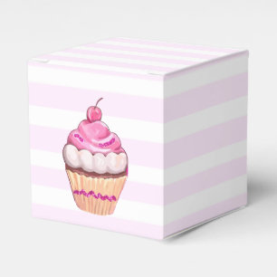 Rosa Kirschkuchen-Kasten Geschenkschachtel