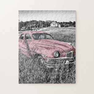 Rosa Klassiker Auto
