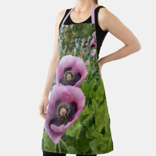 Rosa Klatschmohn Lila Blumen Frauen Mütter Mamas S Schürze