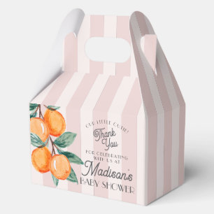 Rosa kleine Süsse auf dem Weg Citrus Baby Dusche Geschenkschachtel
