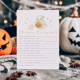 Rosa kleiner Boo Halloween Wer kennt Mama am beste