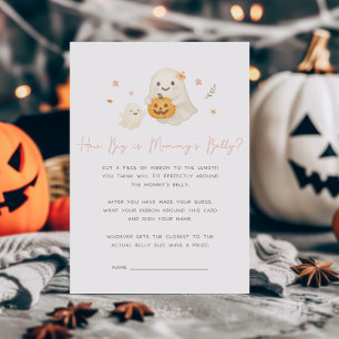 Rosa Kleiner Boo Halloween Wie groß ist Mamas Bauc