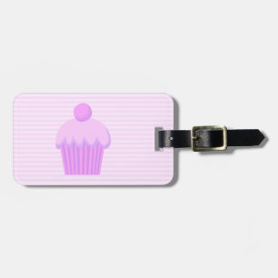 Rosa kleiner Kuchen Gepäckanhänger