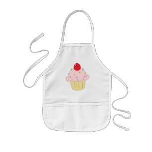 Rosa kleiner Kuchen Kinderschürze