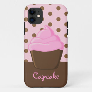 Rosa kleiner Kuchen mit rosa Tupfen Case-Mate iPhone Hülle