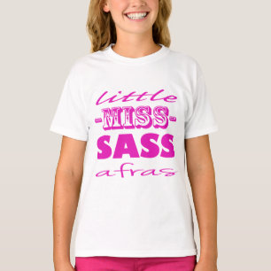 Rosa kleines Fräulein Sassafras T-Shirt