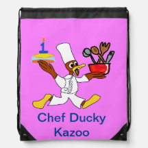Rosa Koch Ducky Kazoo Drawstring Backpack