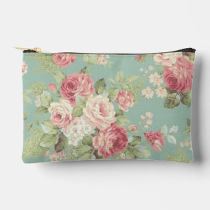 Rosa Kohl-Rose auf Aquarell Zubehörtasche