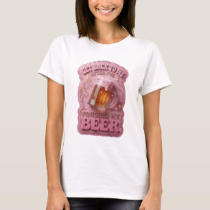 Rosa Komm nach meiner Biersession wieder zu mir v3 T-Shirt