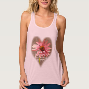 Rosa Kone-Blume - Ich bin meine Geliebte und meine Tank Top