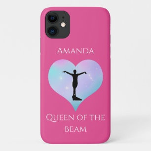Rosa Königin der Bamgymnastik Personalisiert Case-Mate iPhone Hülle