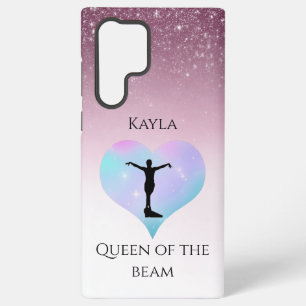 Rosa Königin der Bamgymnastik Personalisiert Samsung Galaxy Hülle