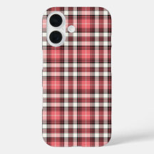 Rosa Koralle, Schwarz und Weiß Kariert