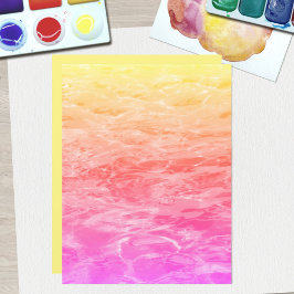 Rosa Koralle und orangefarbenes Bücherpapier