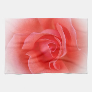 rosa Korallenrose Geschirrtuch