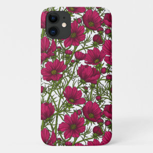 Rosa Kosmos-Blume Case-Mate iPhone Hülle
