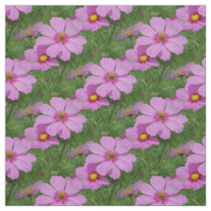 Rosa Kosmos Blume Natur Blumenmuster Stoff