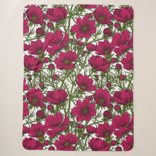 Rosa Kosmos-Blume Sherpadecke