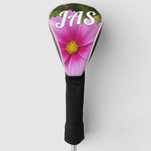 Rosa Kosmos-Blumen Wildblume Golf Headcover
