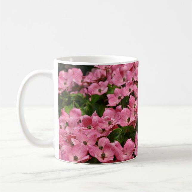 Rosa Kousa-Dogwood-Blume Kaffeetasse (Links)