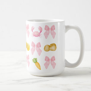 Rosa Krabbe Party Kaffeetasse