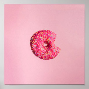 Rosa Krapfen Poster