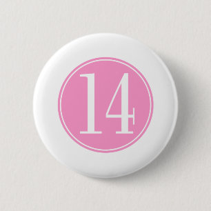 Rosa Kreis #14 Button