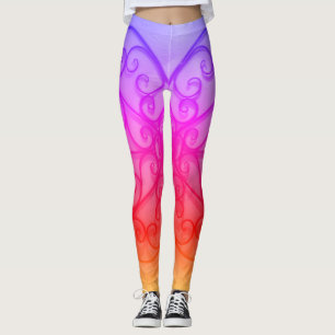 rosa Kreise Leggings