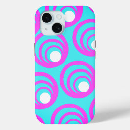 Rosa Kreise Weißer Innenkreis Case-Mate iPhone Hülle