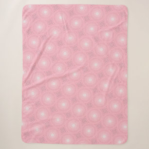 rosa Kreismuster Sherpadecke