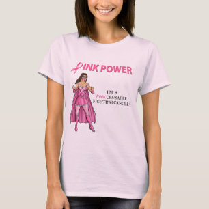 Rosa Kreuzfahrer-T-Shirt Entwurf 4 T-Shirt
