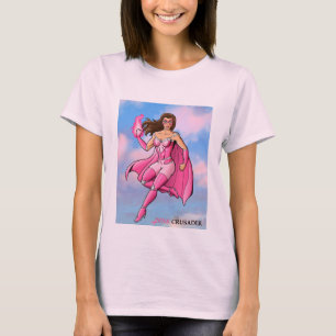Rosa Kreuzfahrer-T-Shirt Entwurf 6 T-Shirt