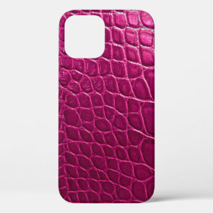 Rosa Krokodilhautstruktur Case-Mate iPhone Hülle