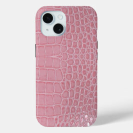 Rosa Krokodilleder Ästhetik Case-Mate iPhone Hülle