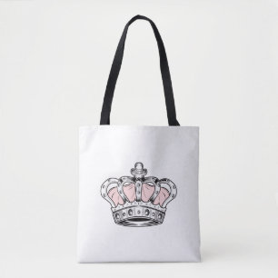 Rosa Krone Königin Royal Glam Mädchen Ästhetik Tasche