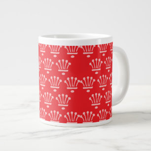 Rosa Krone Rot Jumbo-Tasse