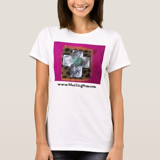 rosa Krone, www.SterlingMuse.com T-Shirt (Vorderseite)