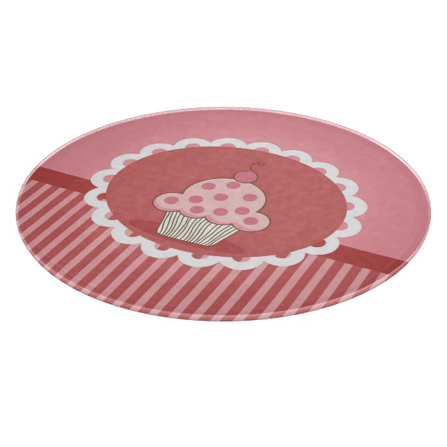 Rosa Kuchen-Entwurf Schneidebrett (Ecke)