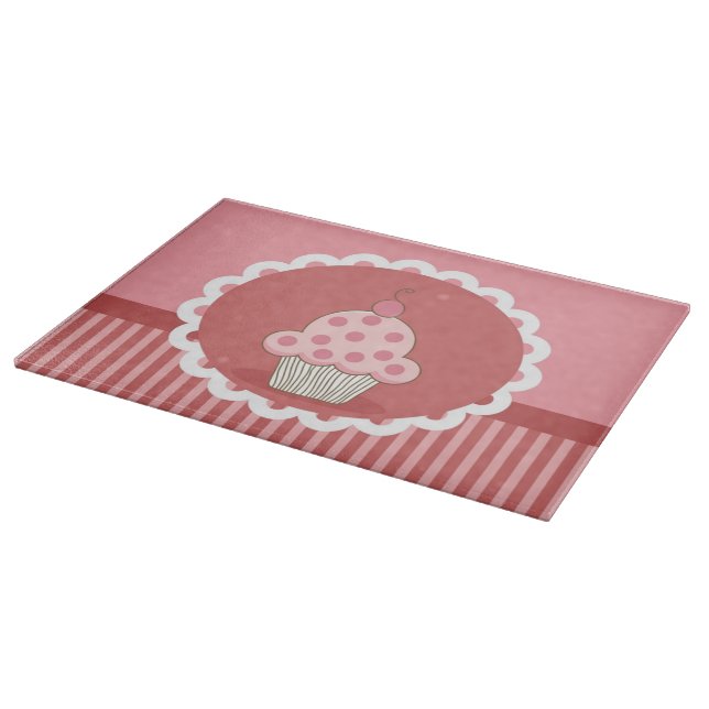 Rosa Kuchen-Entwurf Schneidebrett (Ecke)