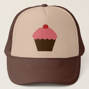 Rosa Kuchen-Liebe Truckerkappe