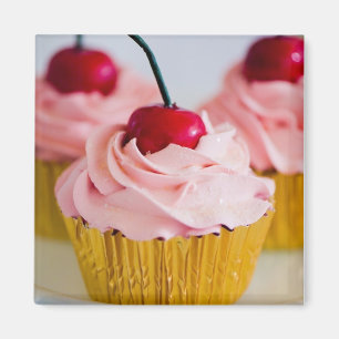 Rosa Kuchen-Magnet Magnet