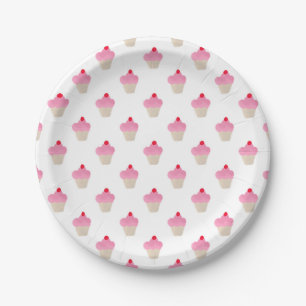 Rosa Kuchen Pappteller