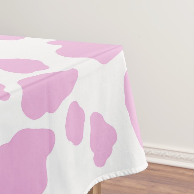 Rosa Kuh drucken Tischdecke (Beispiel)