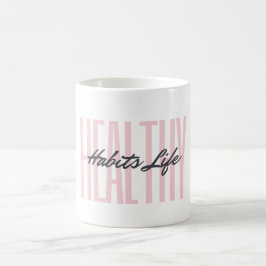 Rosa kühne gesunde Lebensgewohnheiten Tasse
