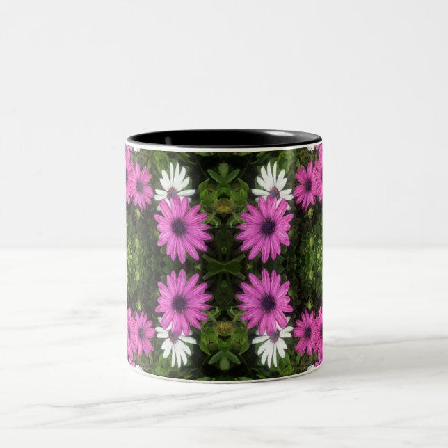 Rosa Kula Gänseblümchen-Tasse Zweifarbige Tasse (Mittel)