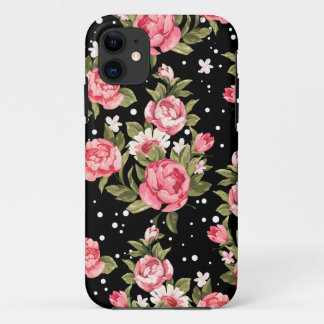 Rosa kümmerliche Pfingstrosen Case-Mate iPhone Hülle