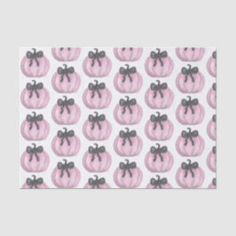 Rosa Kürbis mit schwarzem Bug Seidenpapier