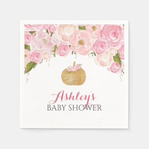 Rosa Kürbis Serviette