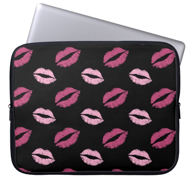 Rosa Küsse Laptopschutzhülle (Vorderseite)