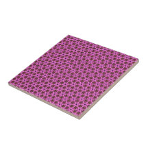 Rosa Labyrinth Keramik Tile